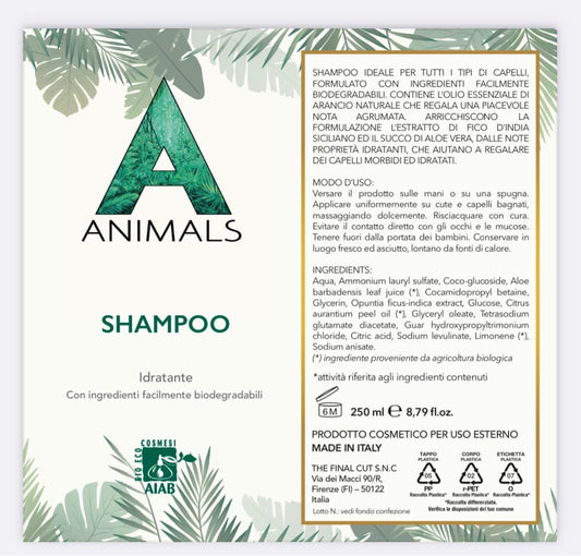 SHAMPOO BIODEGRADABILE  ALOE /FICO D'INDIA